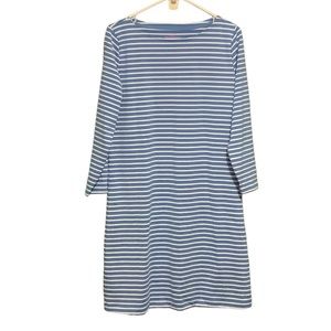 Vineyard Vines Lightweight Sankaty Strip Boatneck Shift Dress